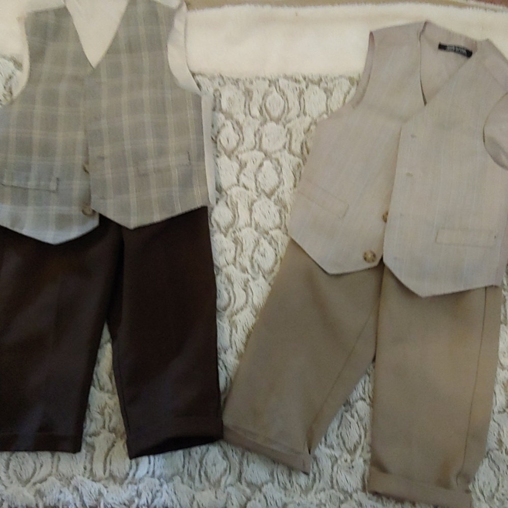 Pants and vests set